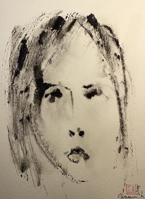 Schilderij getiteld "Lilly" door Plamen Enev, Origineel Kunstwerk
