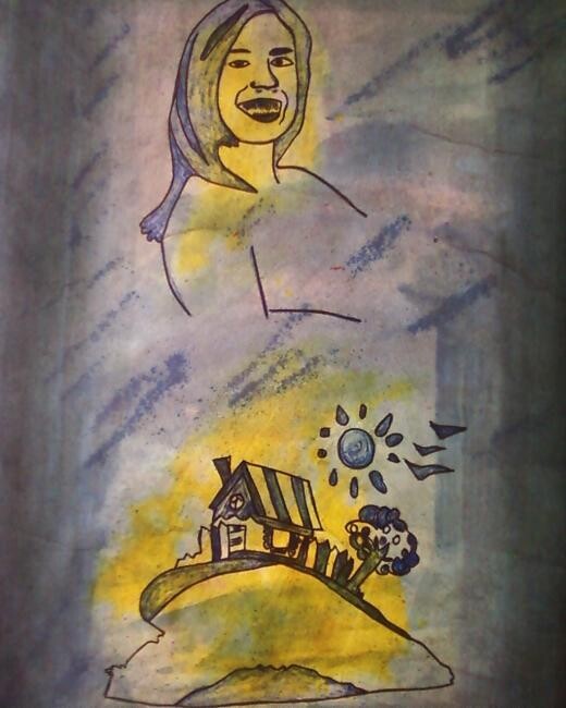 Painting titled "Dreem" by Malik Shoaib, Original Artwork, Oil