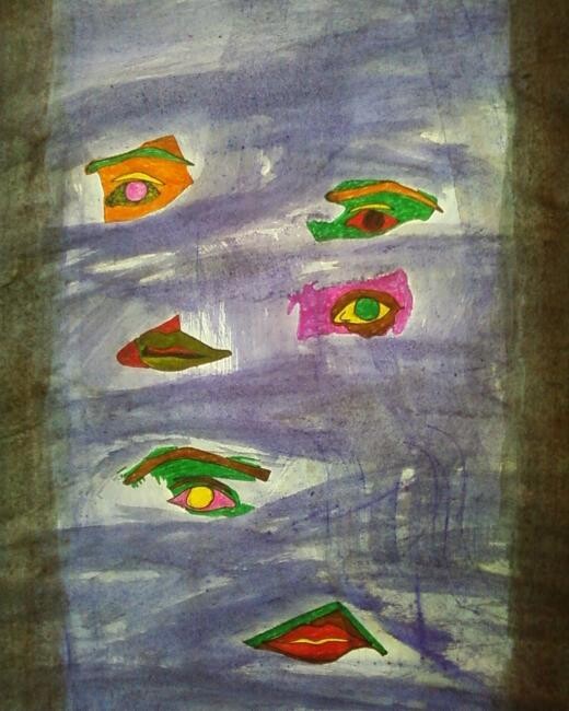 Painting titled "Dreem" by Malik Shoaib, Original Artwork, Oil
