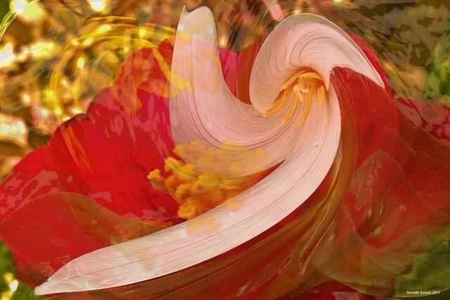 Digital Arts titled "Seduction by Spring…" by Ken Grzesik, Original Artwork, Digital Painting