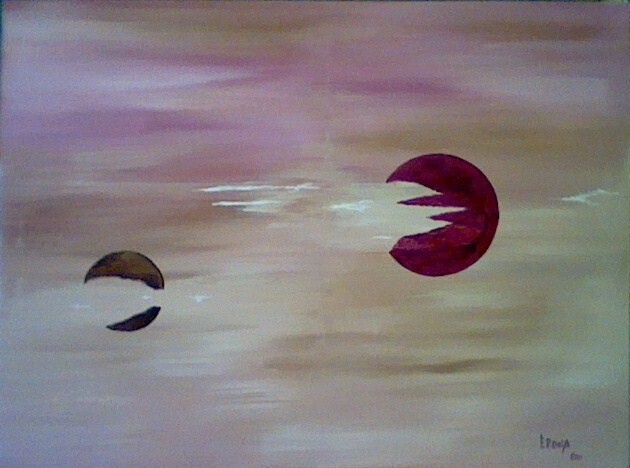 Espace temps .. 绘画, 23.6x31.5 in