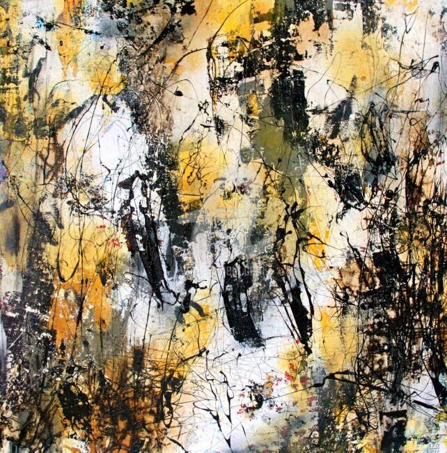 Painting titled "Content with Failur…" by Sio Montera, Original Artwork, Oil