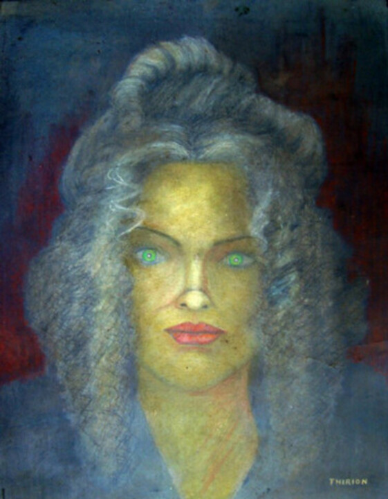 Texas Woman 绘画, 27.6x23.6 in