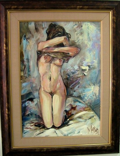 Schilderij getiteld ""EVENING"" door Marchell, Origineel Kunstwerk