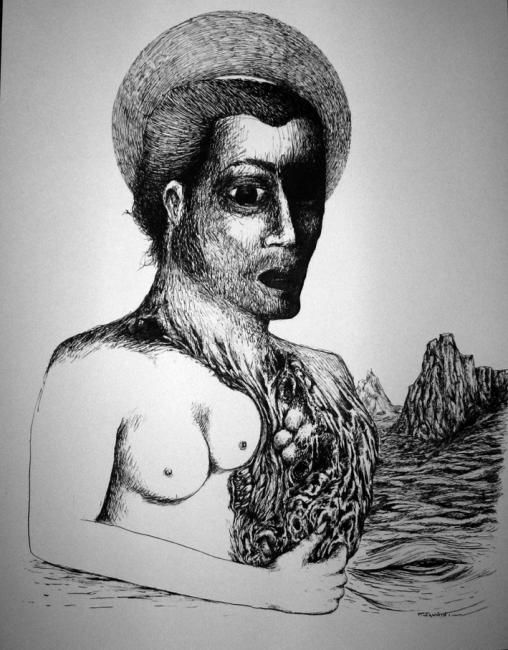 "Babel" başlıklı Resim Patrick Jannin tarafından, Orijinal sanat, Diğer