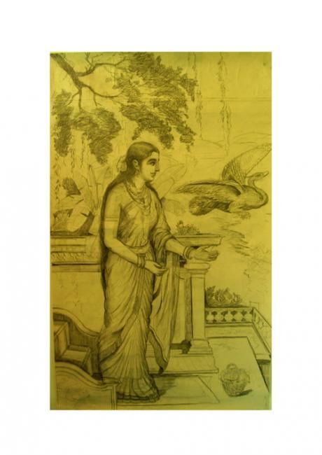 Drawing titled "38.jpg" by Gopakumar Velayudhanpillai, Original Artwork