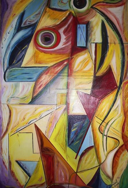 La Réflexion 绘画, 39.4x23.6 in
