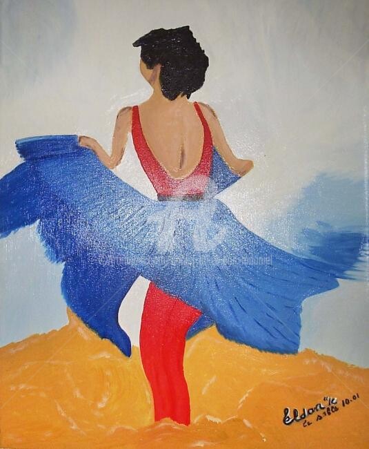 Ballerine 绘画, 19.7x15.8 in