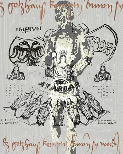 Digital Arts titled "PseudoDevotional 1" by Jun-Jun Sta. Ana, Original Artwork