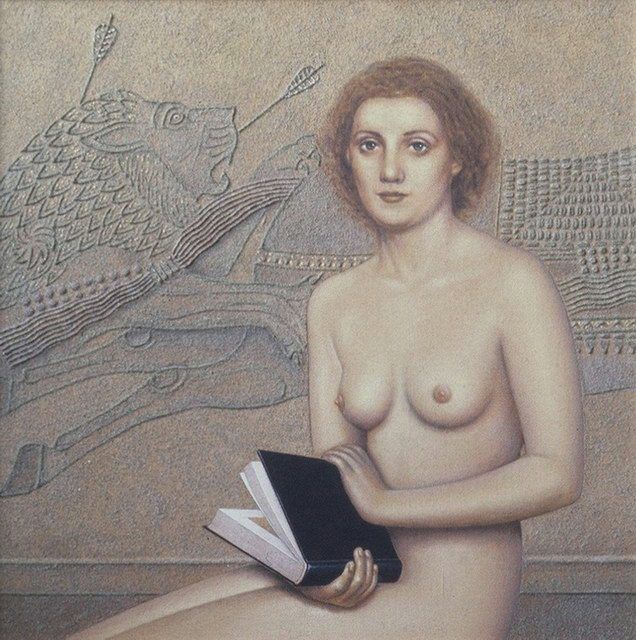 Painting titled "Memory for Asyr" by Bozidar Damjanovski, Original Artwork