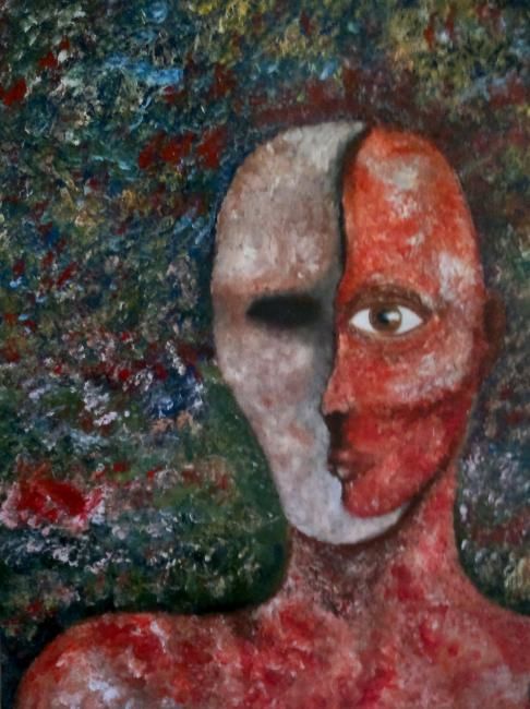 Malerei mit dem Titel "Clockart" von Clock, Original-Kunstwerk, Öl