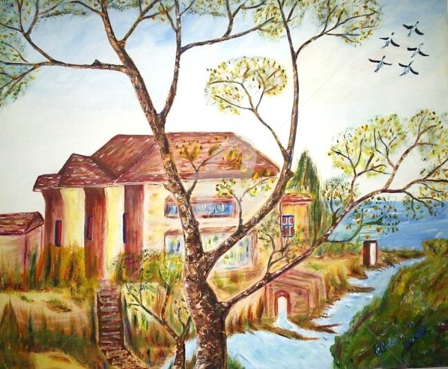 Ruiseau 绘画, 19.7x23.6 in