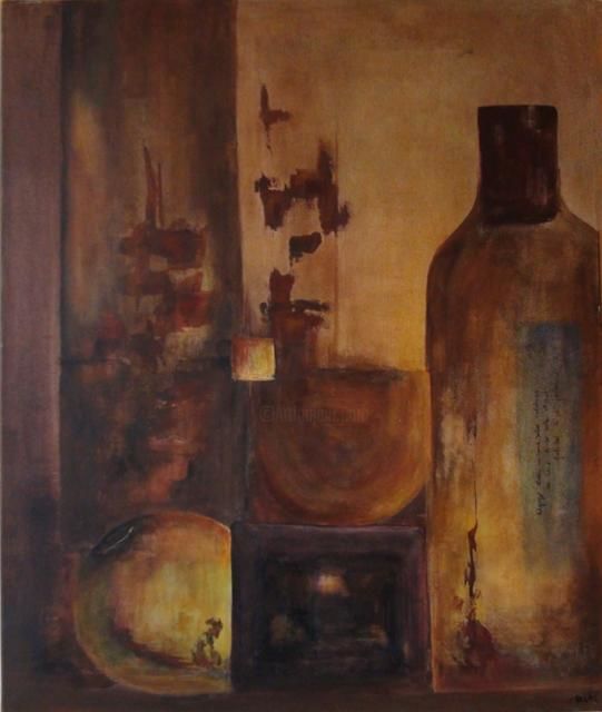 Peinture intitulée "Conversation intime" par Marie-Sylvie Riviere, Œuvre d'art originale