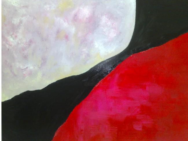 Pintura titulada "The way to tell jok…" por Julianne Wu, Obra de arte original, Témpera