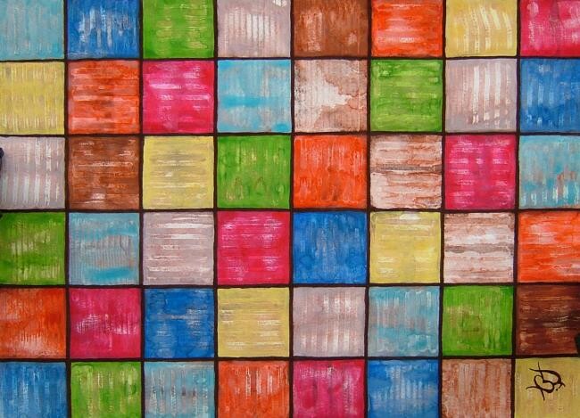 containers 2 绘画, 9.8x13.8 in