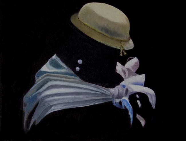 Painting titled "DONNA DELLE ANDE" by Raffaella Pasquali, Original Artwork
