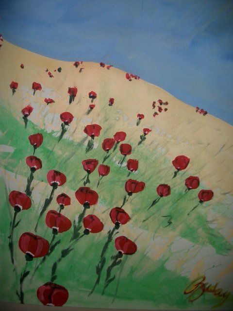 "Makovi" başlıklı Tablo Rudolf Buday tarafından, Orijinal sanat