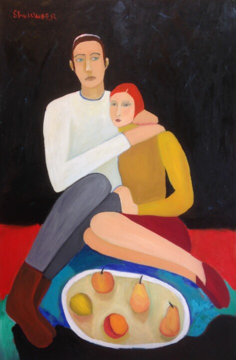 Adam and Eve 绘画, 35.4x23.6 in
