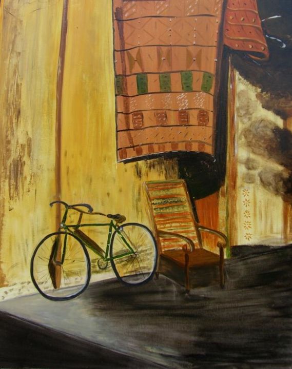 Peinture intitulée "DETENTE" par Dany Champeme, Œuvre d'art originale, Huile
