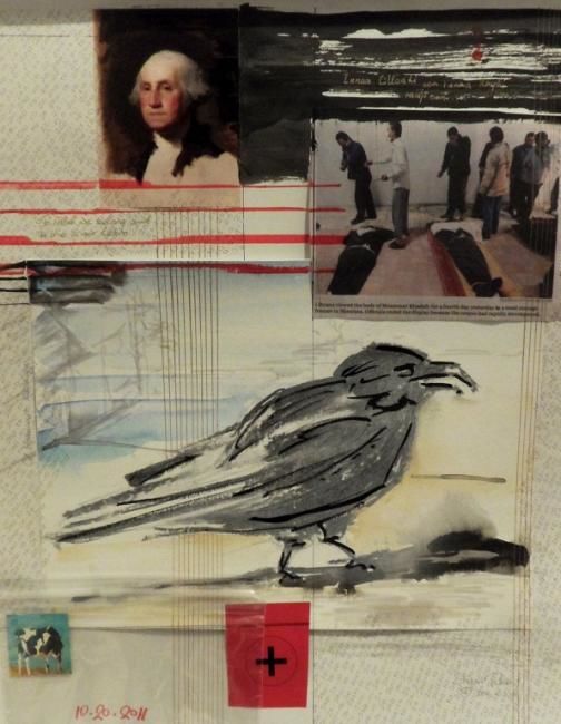 Collages intitulée "10-20-2011" par Shejuti Taleb, Œuvre d'art originale
