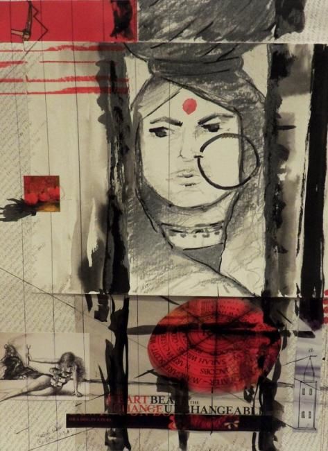 Collages intitulée "Camera" par Shejuti Taleb, Œuvre d'art originale