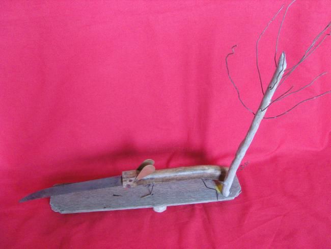 Sculpture intitulée "pipidog" par Frédéric Bignon Récupart, Œuvre d'art originale