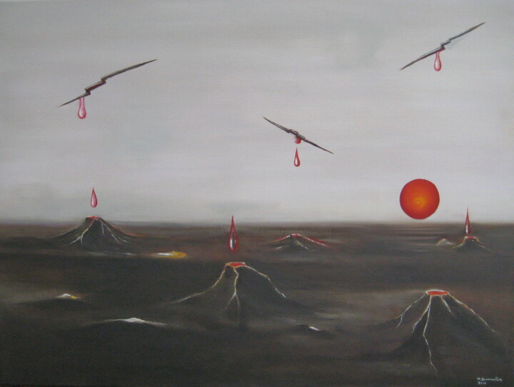 " Haut débit " 绘画, 23.6x31.5 in