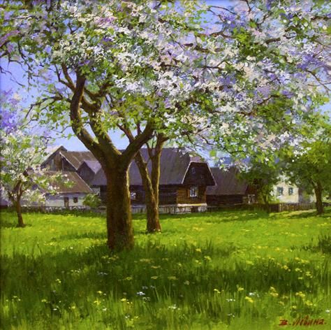 Peinture intitulée "Le temps de florais…" par Lëvin Art, Œuvre d'art originale, Huile