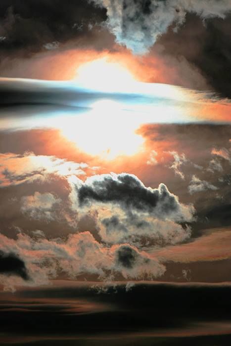Photography titled "Ciel surrealiste" by Harireche "Harimoart" Hari Mo Art, Original Artwork, Other
