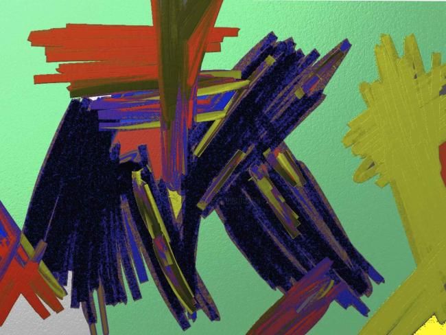 Arts numériques intitulée "Trou d'eau douce" par Joel Jambou, Œuvre d'art originale, Peinture numérique