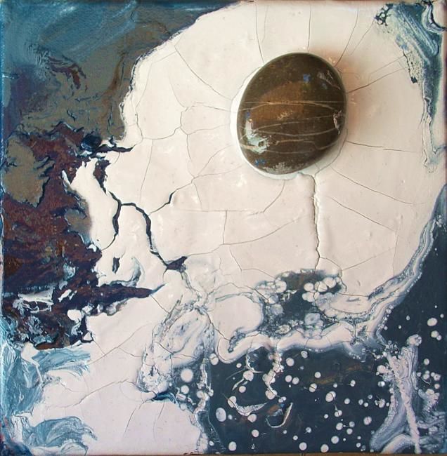 Painting titled "Ab ovo 2" by Nathalia Chipilova, Original Artwork, Oil