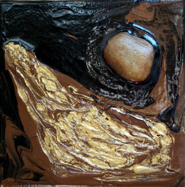 Painting titled "Omnibus 5" by Nathalia Chipilova, Original Artwork, Oil