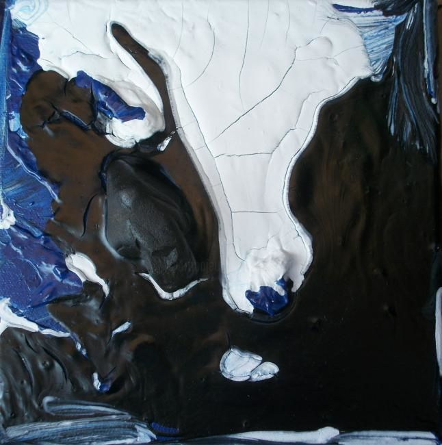 Painting titled "Hic et hunc 2" by Nathalia Chipilova, Original Artwork, Oil