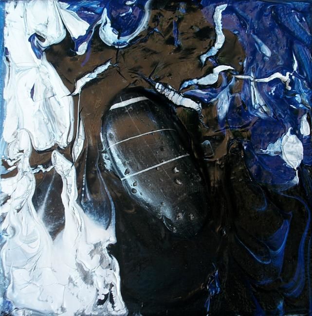 Painting titled "Hic et hunc 5" by Nathalia Chipilova, Original Artwork, Oil