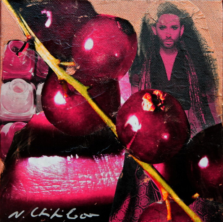 Le baiser de Conchita 拼贴, 7.9x7.9 in