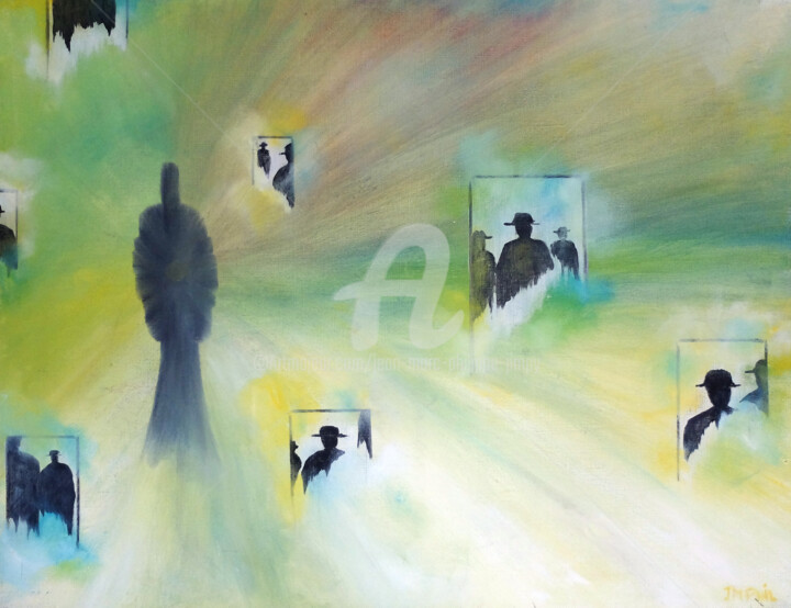 Peinture intitulée "PROJECTIONS" par Jean-Marc Philippe (Jimpy), Œuvre d'art originale, Huile