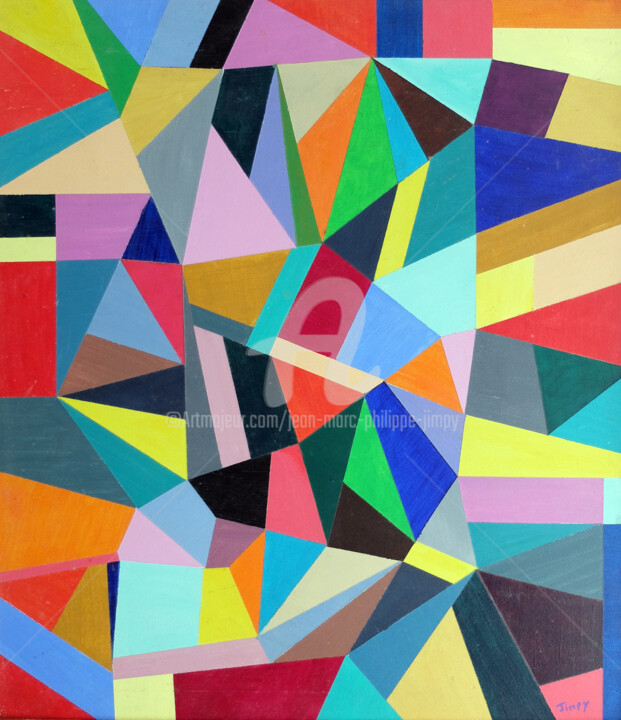 Peinture intitulée "MOSAIQUES" par Jean-Marc Philippe (Jimpy), Œuvre d'art originale, Acrylique