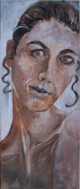 Peinture intitulée "... Enigma..." par Anne-Frédérique Ferret, Œuvre d'art originale, Huile