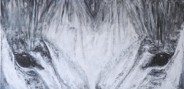 Peinture intitulée "Concentration" par Madorssane, Œuvre d'art originale, Huile