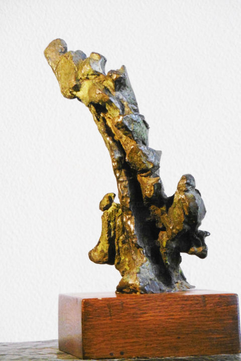 " L'ELAN " 雕塑, 8.7x3.5 in