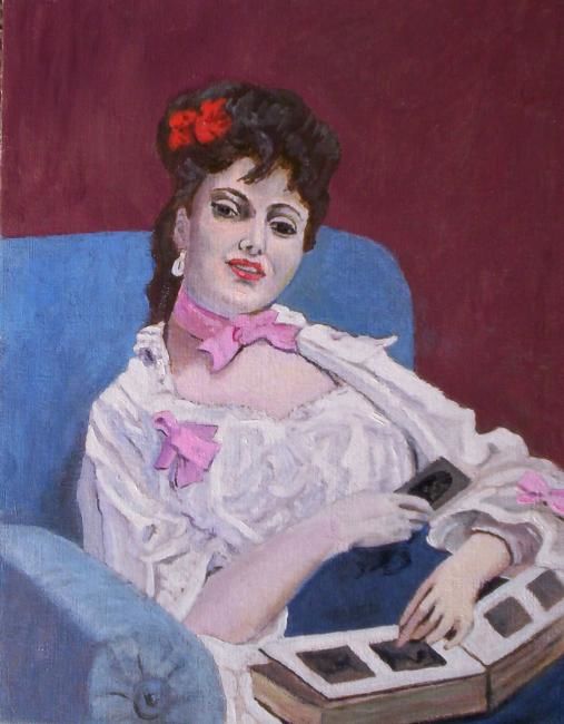 Peinture intitulée "After a Painting by…" par Alan Embrée Osler, Œuvre d'art originale, Huile