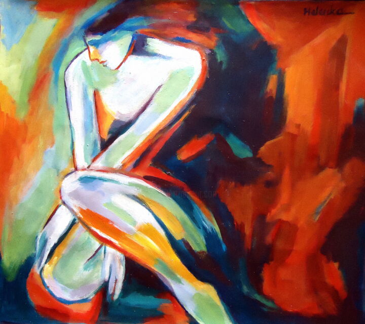"The Immutable" 绘画, 19.7x22.6 in