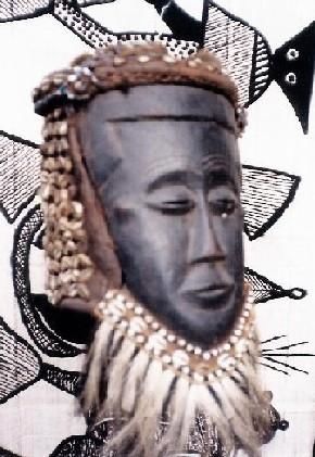 Artcraft titled "Masque Lele" by Augustin Tshipamba Mputu, Original Artwork