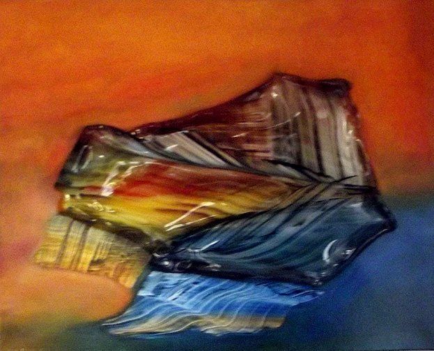 Painting titled "N° 904, 20F huile s…" by Vera De Rivales, Original Artwork, Oil