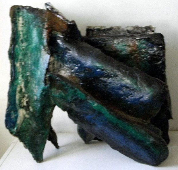 Sculpture titled "sculpture en résine…" by Vera De Rivales, Original Artwork, Other