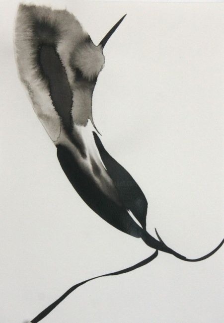 Dessin intitulée "1 corps 1 trait" par Yves Anane, Œuvre d'art originale