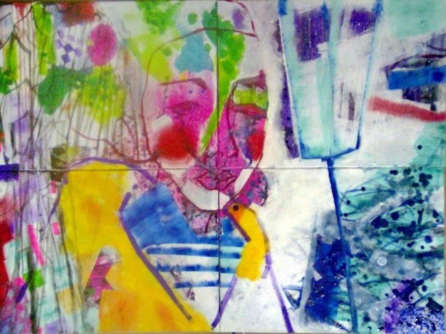 Painting titled "kaze da je ribareva…" by Izabela Matos, Original Artwork