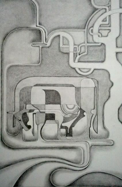 Drawing titled "Milk" by Haptahendu, Original Artwork, Other