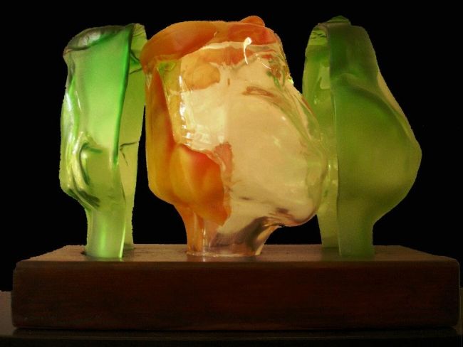 Sculpture titled "moods" by Batia Mach Shepherd, Original Artwork, Glass