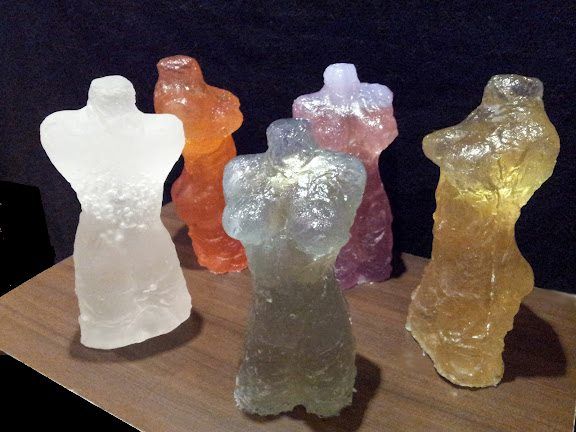 Sculpture titled "We r still the same" by Batia Mach Shepherd, Original Artwork, Glass